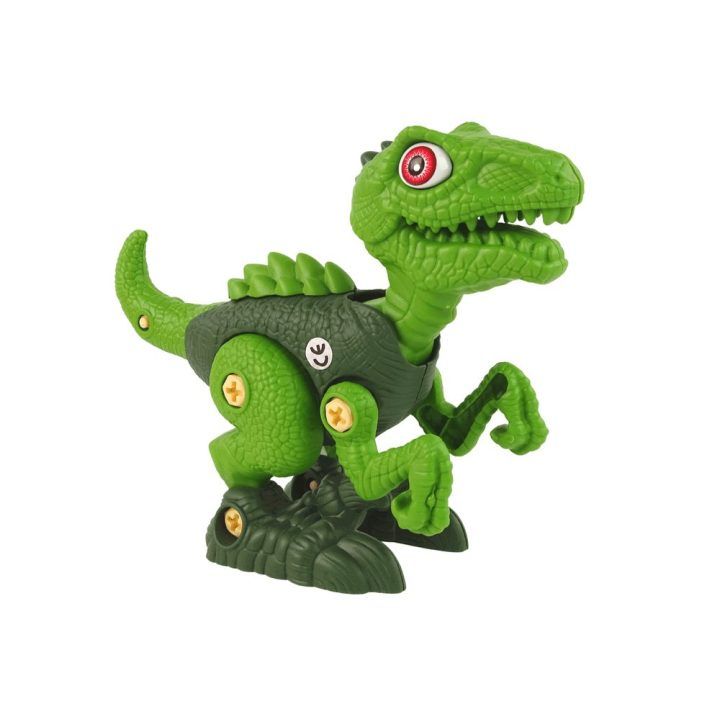 Surenkamas žalias dinozauro žaislas vaikams