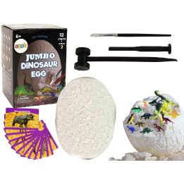 Archeologinis dinozaurų kiaušinio rinkinys vaikams su 12 figūrėlių