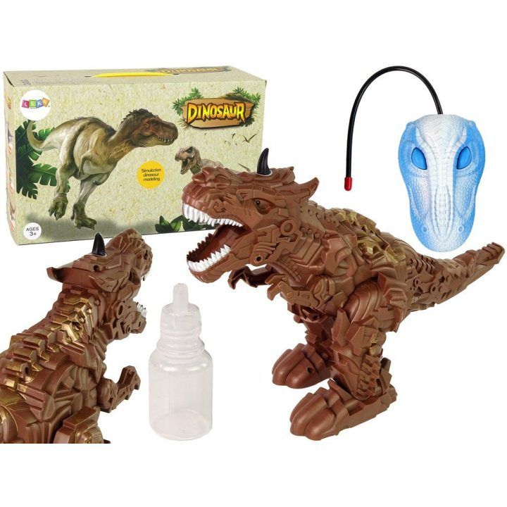 Rudasis garus leidžiantis dinozauras su pulteliu vaikams