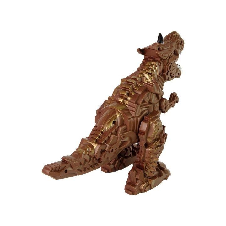 Rudasis garus leidžiantis dinozauras su pulteliu vaikams