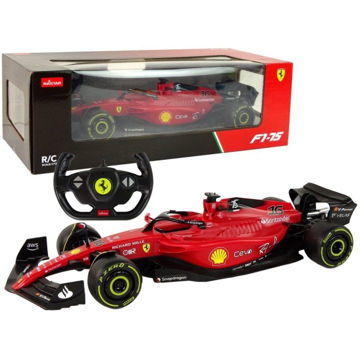 Valdomas Ferrari F1 raudonas lenktyninis automobilis 1:12 Rastar