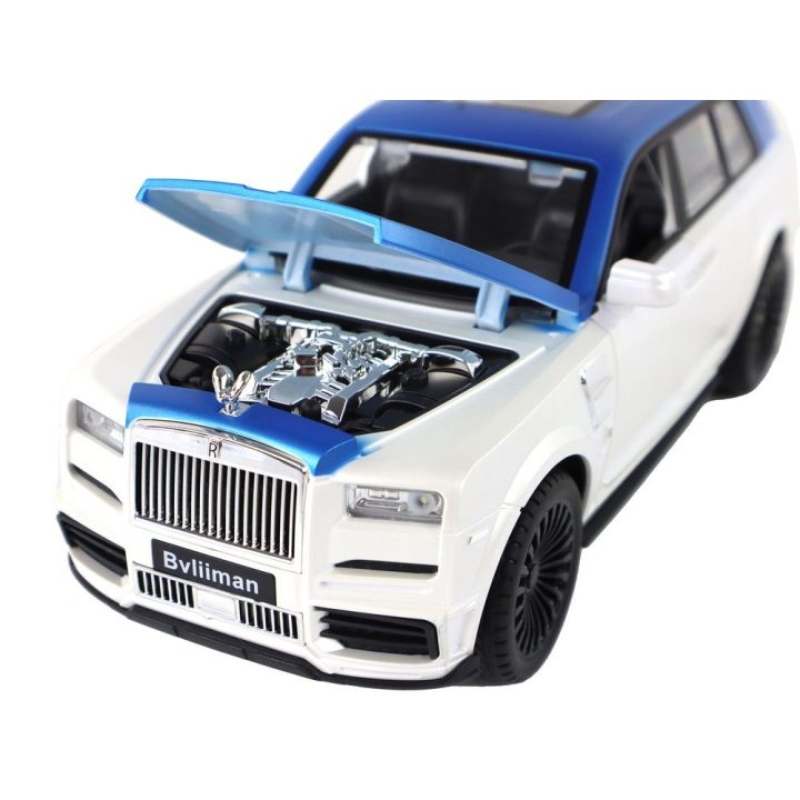 RC automobilis vaikams 1:20 baltas ir mėlynas