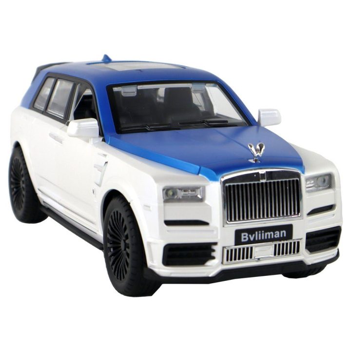 RC automobilis vaikams 1:20 baltas ir mėlynas