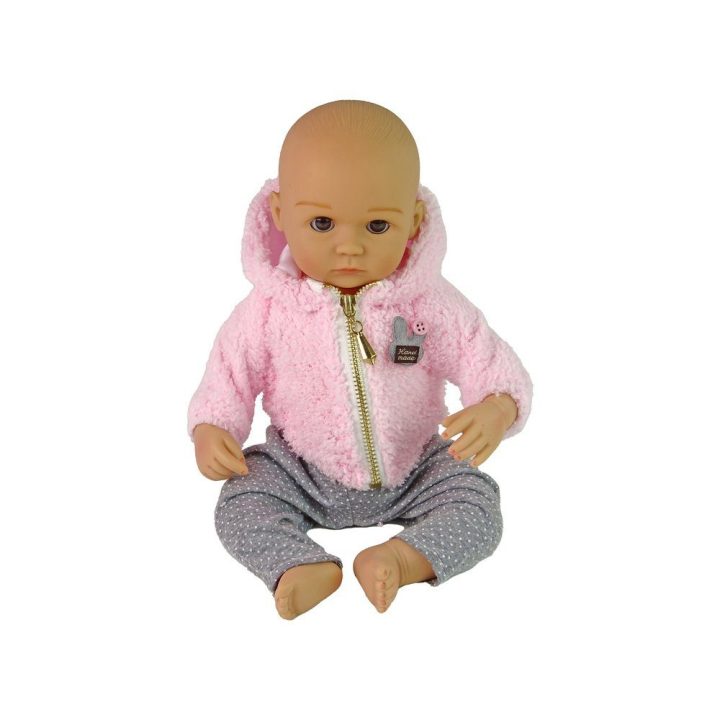 Lėlė kūdikiui su čiulptuku ir sauskelne Kiki Baby