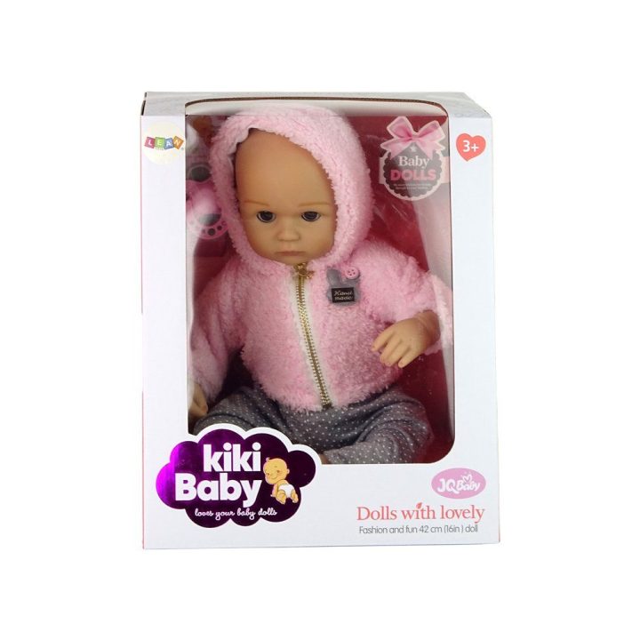 Lėlė kūdikiui su čiulptuku ir sauskelne Kiki Baby
