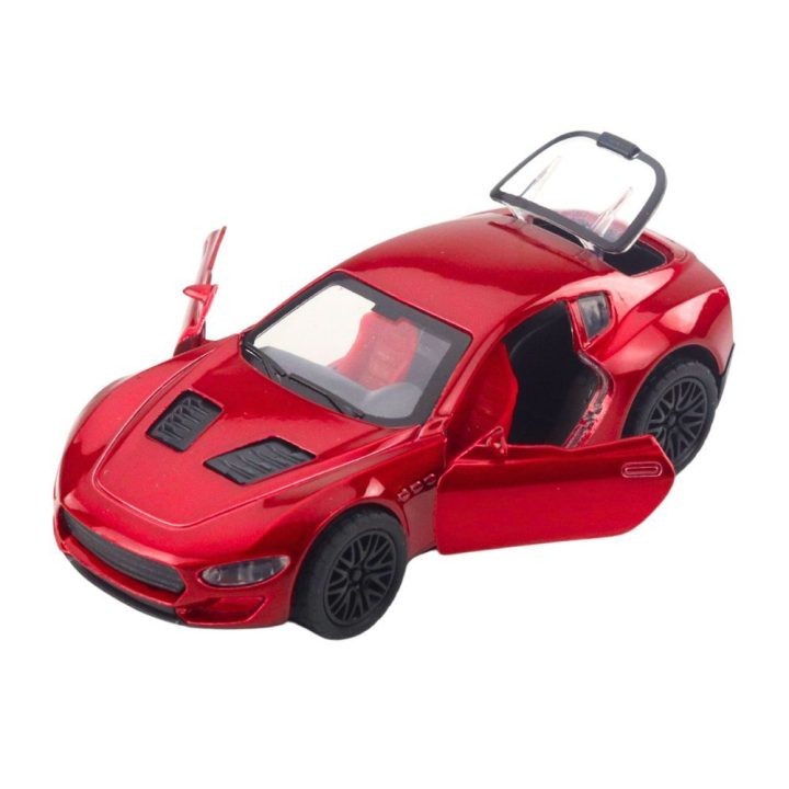 Metalinis sportinis automobilis vaikams su šviesomis ir garsais