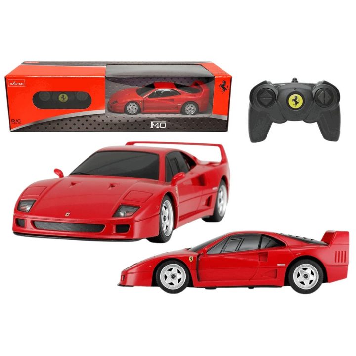 RC Sports Car 1:24 Remote Controlled Ferrari F40 Red