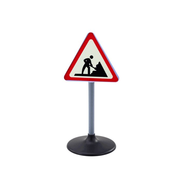 Kelio darbų įspėjamasis ženklas vaikams, 70 cm