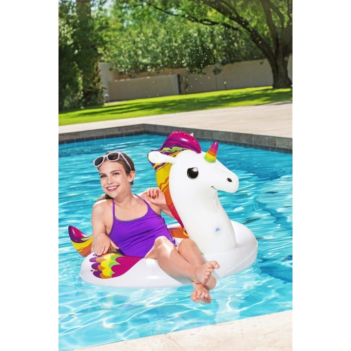 Pripučiamas vienaragio plaukimo ratas 119 × 91 cm Bestway