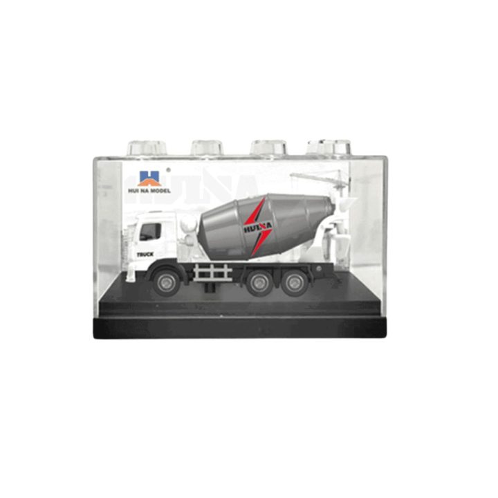 Betonvežis Huina 1:80 baltas metalinis