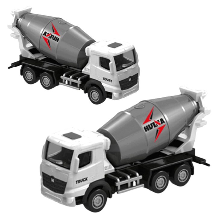 Betonvežis Huina 1:80 baltas metalinis