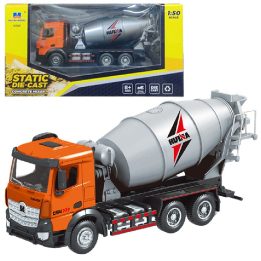 Betonvežis Huina oranžinis 1:50 mastelis
