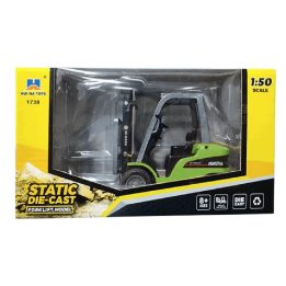 Metalinis krautuvo su šakėmis Huina žalias 1:50
