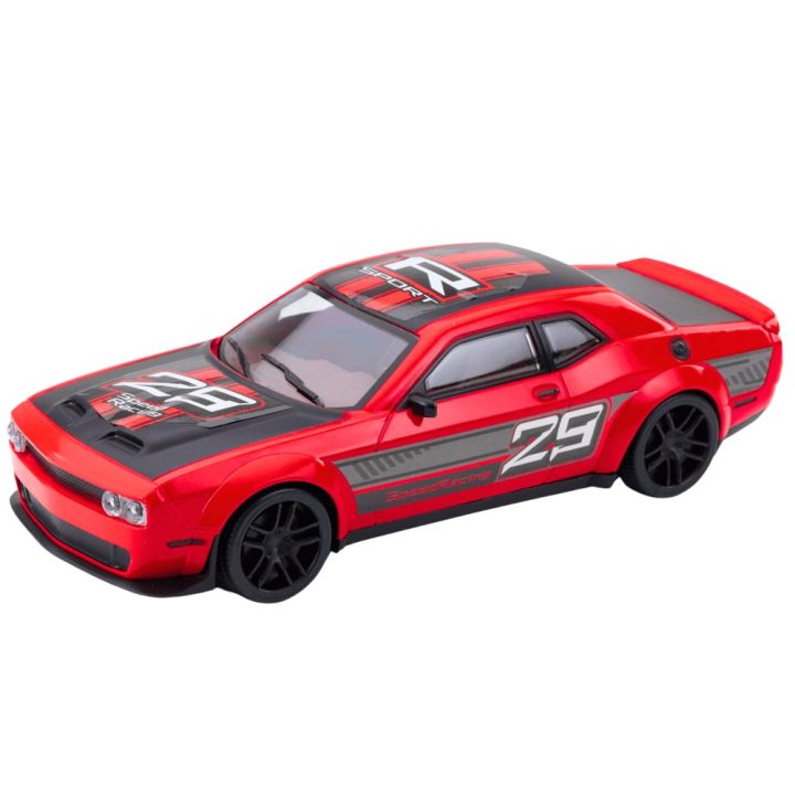 Raudonas sportinis žaislinis automobilis vaikams Lean Toys
