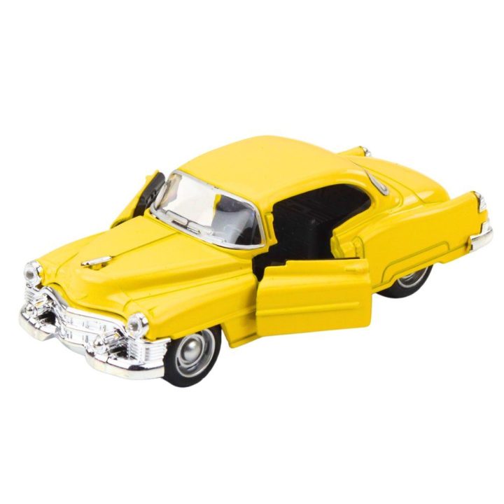 Klasikinis 1:32 mastelio 50-ųjų automobilio su atidaromomis durimis