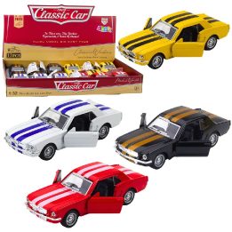 Klasikinis traukiamas modelinis automobilis 1:32 su atidaromomis durimis