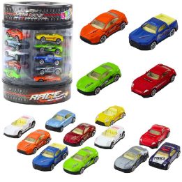 Sportinių automobilių rinkinys vaikams 1:64 su vamzdeliu
