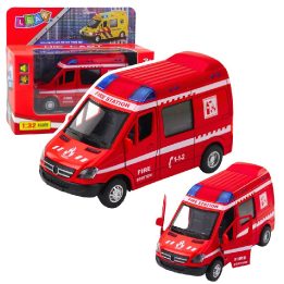 Gaisrinės žaislinis automobilis su garsais ir šviesomis 1:32