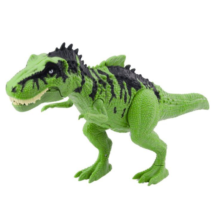 Žalias dinozauro rinkinys su garsais ir figūrėlėmis