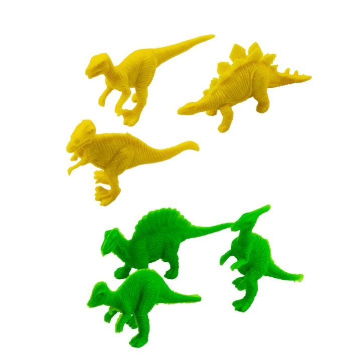 Žalias dinozauro rinkinys su garsais ir figūrėlėmis