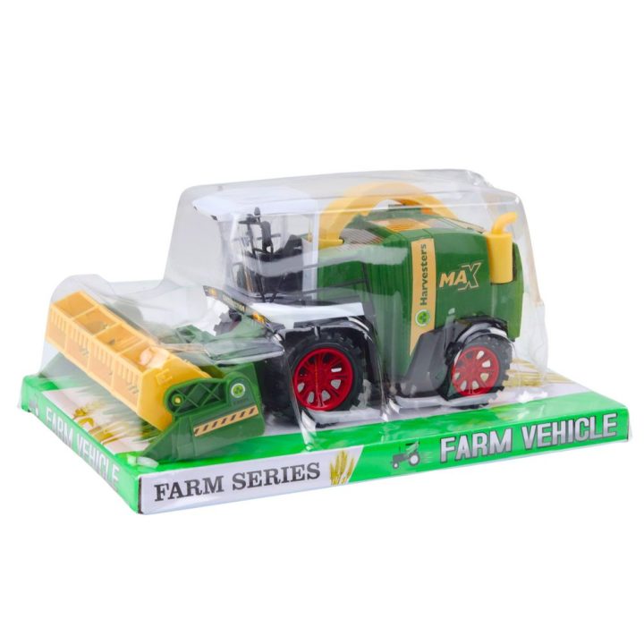Žaislinis kombainas vaikams MAX Harvester“ žalias