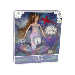 Undinėlės lėlė Emily su rožiniais aksesuarais