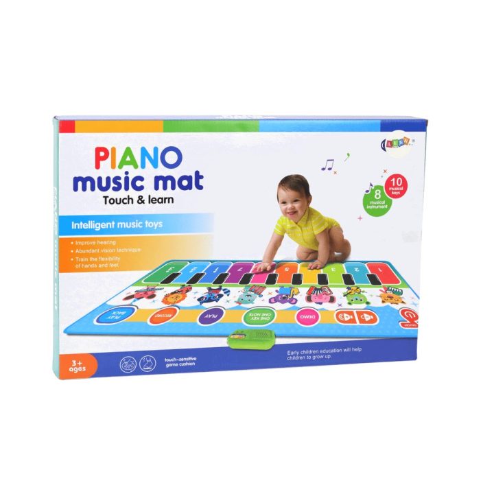 Interaktyvus muzikinis kilimėlis vaikams su garsais ir instrumentais