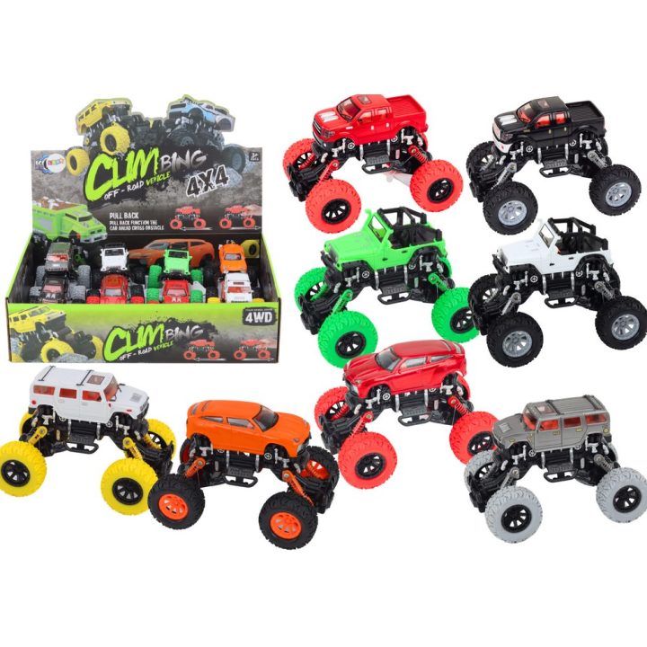 Žaislinis visureigis su amortizatoriais vaikams 4×4