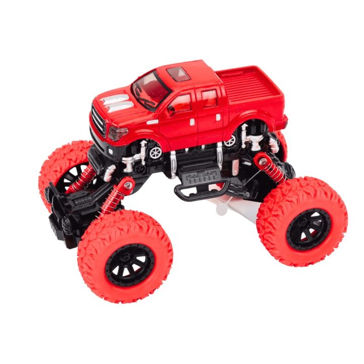 Žaislinis visureigis su amortizatoriais vaikams 4×4