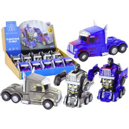 Transformeris sunkvežimis-robotas vaikams, 2 spalvų modeliai
