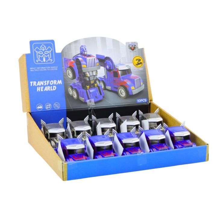 Transformeris sunkvežimis-robotas vaikams, 2 spalvų modeliai