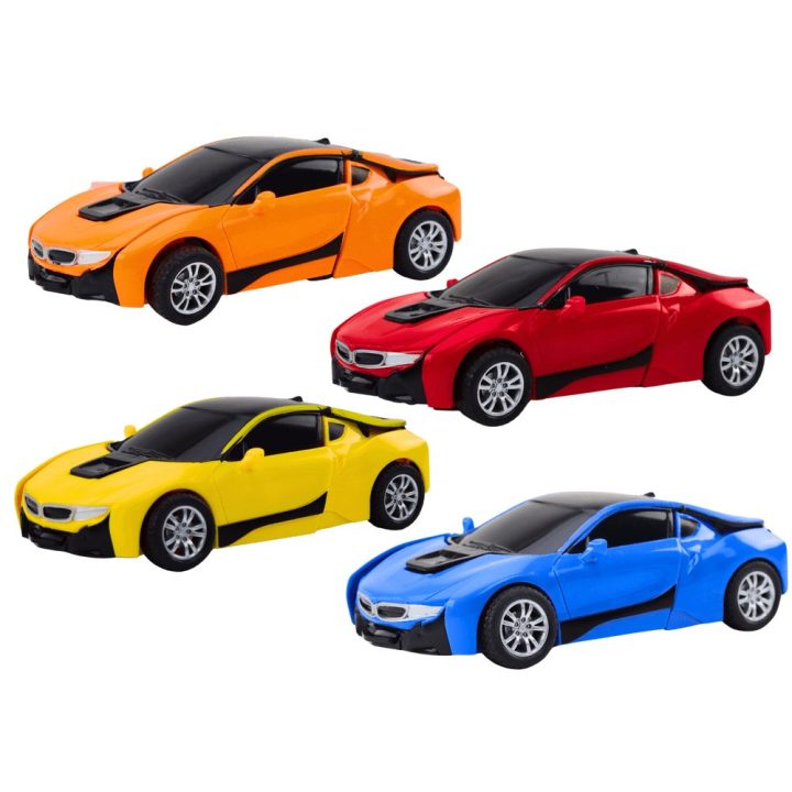 Transformeris-automobilis vaikams 2in1, 4 spalvų pasirinkimas
