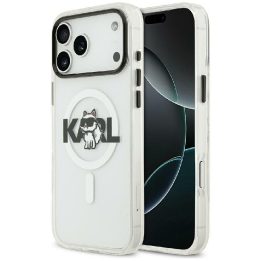 Telefono dėklas iPhone 17 MagSafe skaidrus Karl Lagerfeld