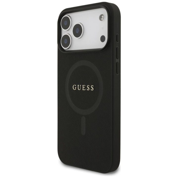 Telefono dėklas iPhone 17 Pro Max juodas su MagSafe Guess