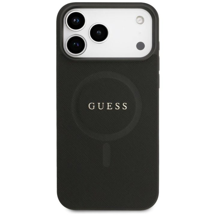 Telefono dėklas iPhone 17 Pro Max juodas su MagSafe Guess