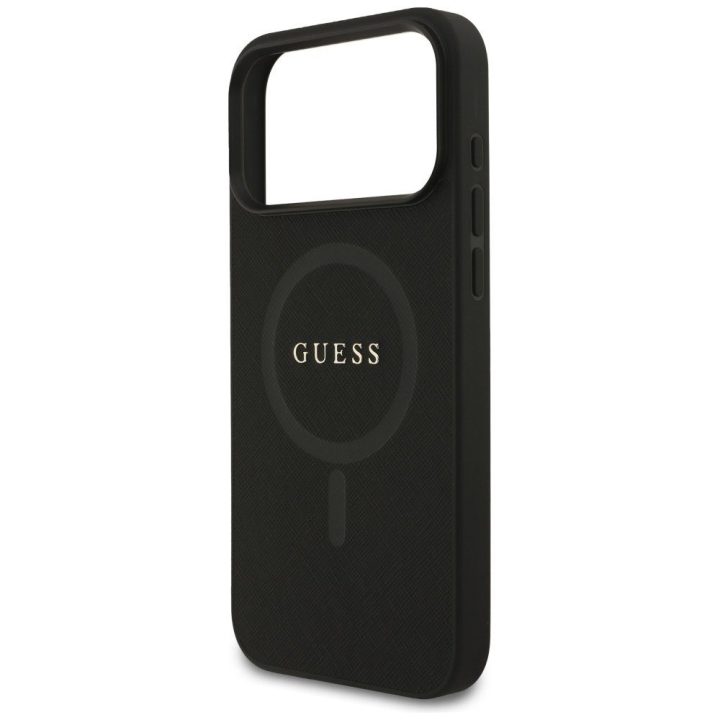 Telefono dėklas iPhone 17 Pro Max juodas su MagSafe Guess