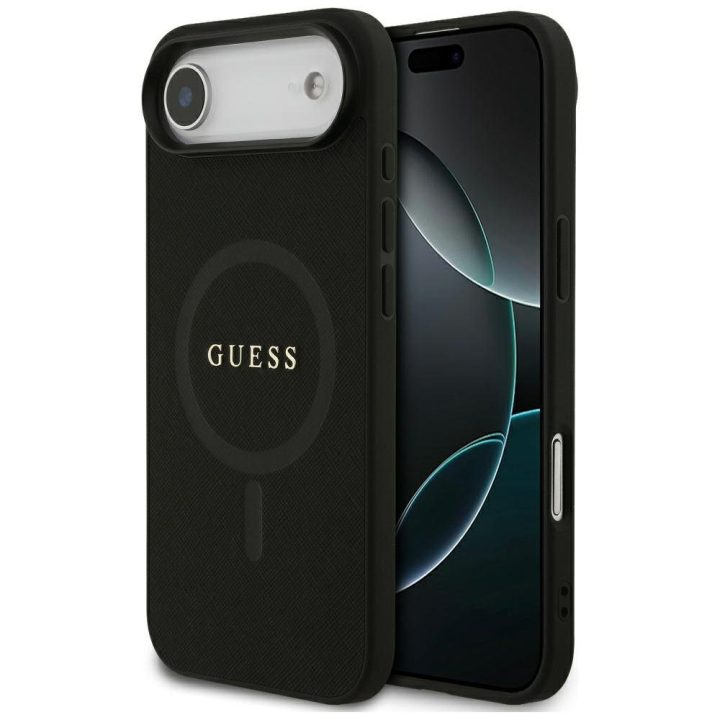 Telefono dėklas iPhone su MagSafe juodas Guess