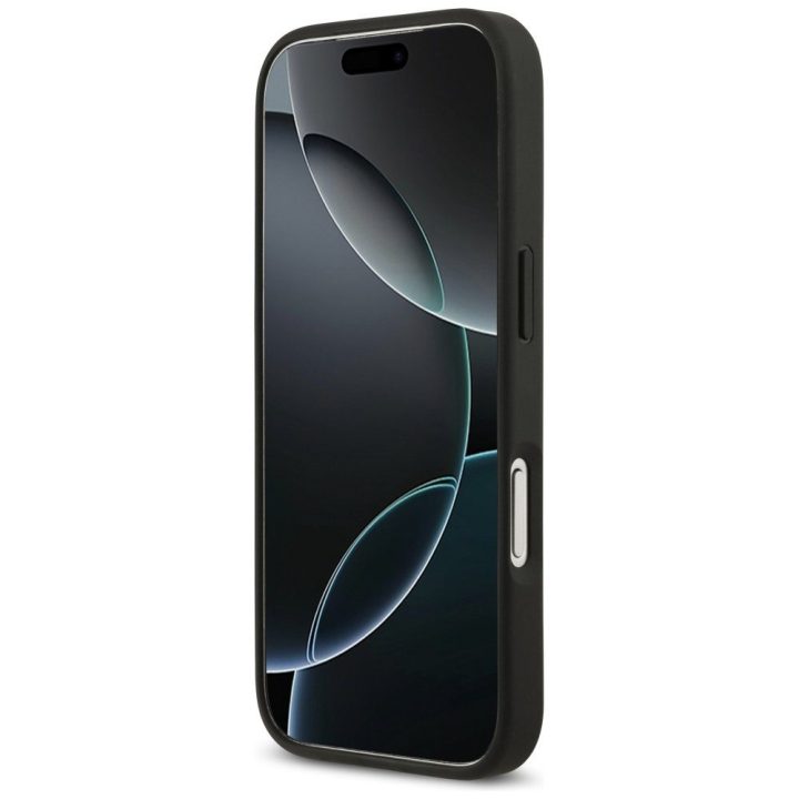 Telefono dėklas iPhone 17 Pro juodas su kortele Guess