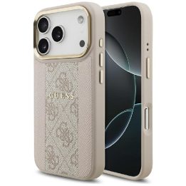 Telefono dėklas iPhone 17 Pro smėlio spalvos Guess
