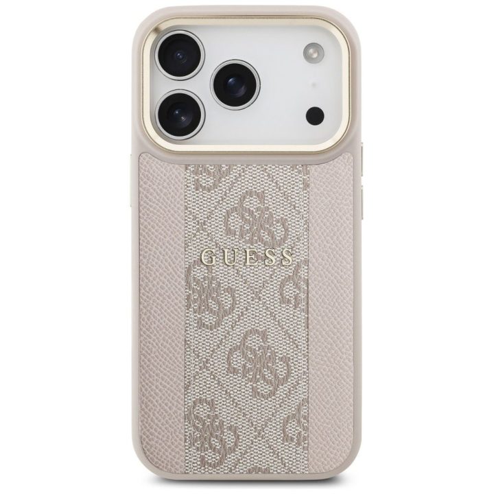 Telefono dėklas iPhone 17 Pro smėlio spalvos Guess