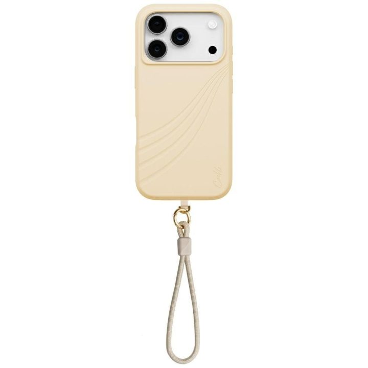 Telefono dėklas iPhone 17 Pro smėlio spalvos Uniq