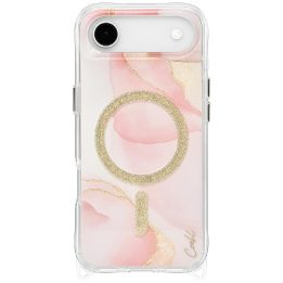 Telefono dėklas iPhone su magnetiniu įkrovimu, rožinis Uniq