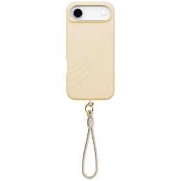 Telefono dėklas iPhone su magnetiniu įkrovimu smėlio Uniq