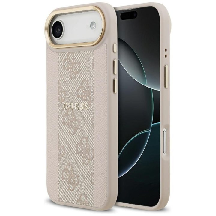 Guess 4G Stripe MagSafe Case for iPhone Air - Pink