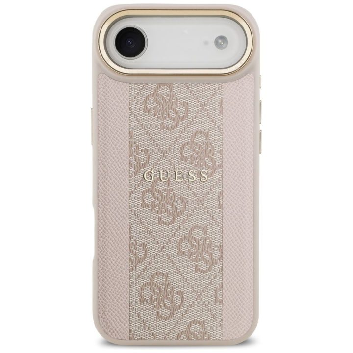Guess 4G Stripe MagSafe Case for iPhone Air - Pink
