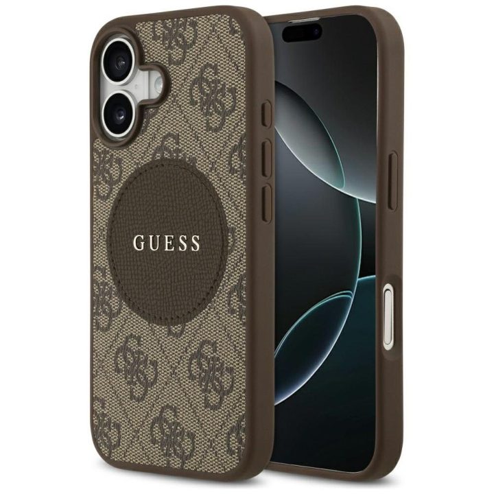 Telefono dėklas iPhone 17 rudas su MagSafe Guess
