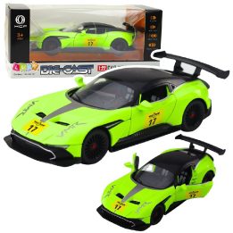 Žalias sportinis žaislinis automobilis su garsais ir šviesomis 1:22