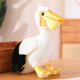 Pliušinis pelikano žaislas vaikams 24 cm