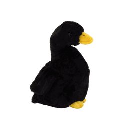 Juodas pliušinis žąsinas vaikams 30 cm