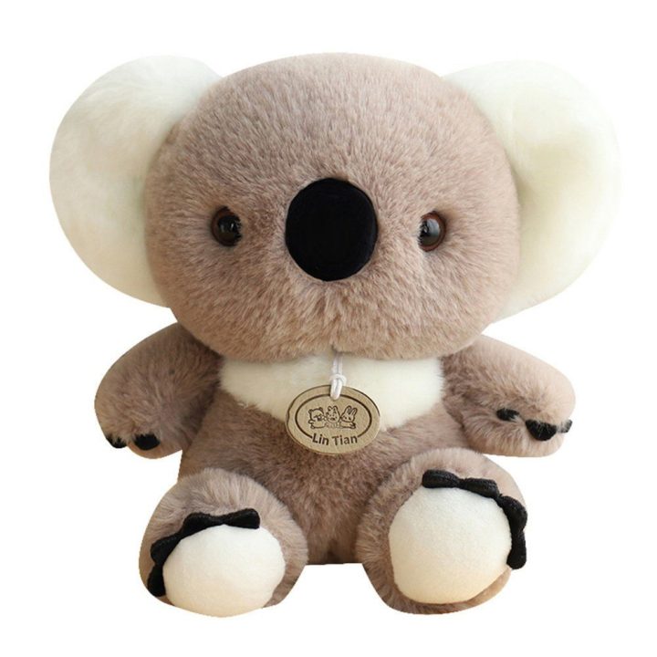 Pliušinis žaislas koala pilkas 23 cm vaikams